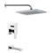 Tub and Shower Faucet Set with Rain Shower Head
